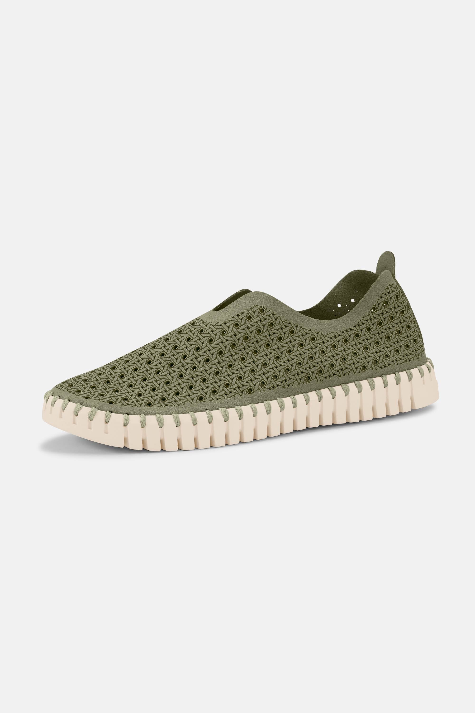 Tulip Sko - Army Pearled Ivory